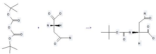 L-Asparagine can be used to produce N2-[(tert-butoxy)carbonyl]-L-asparagine at the temperature of 25 °C